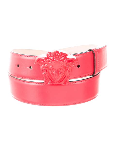 Versace red belt for men